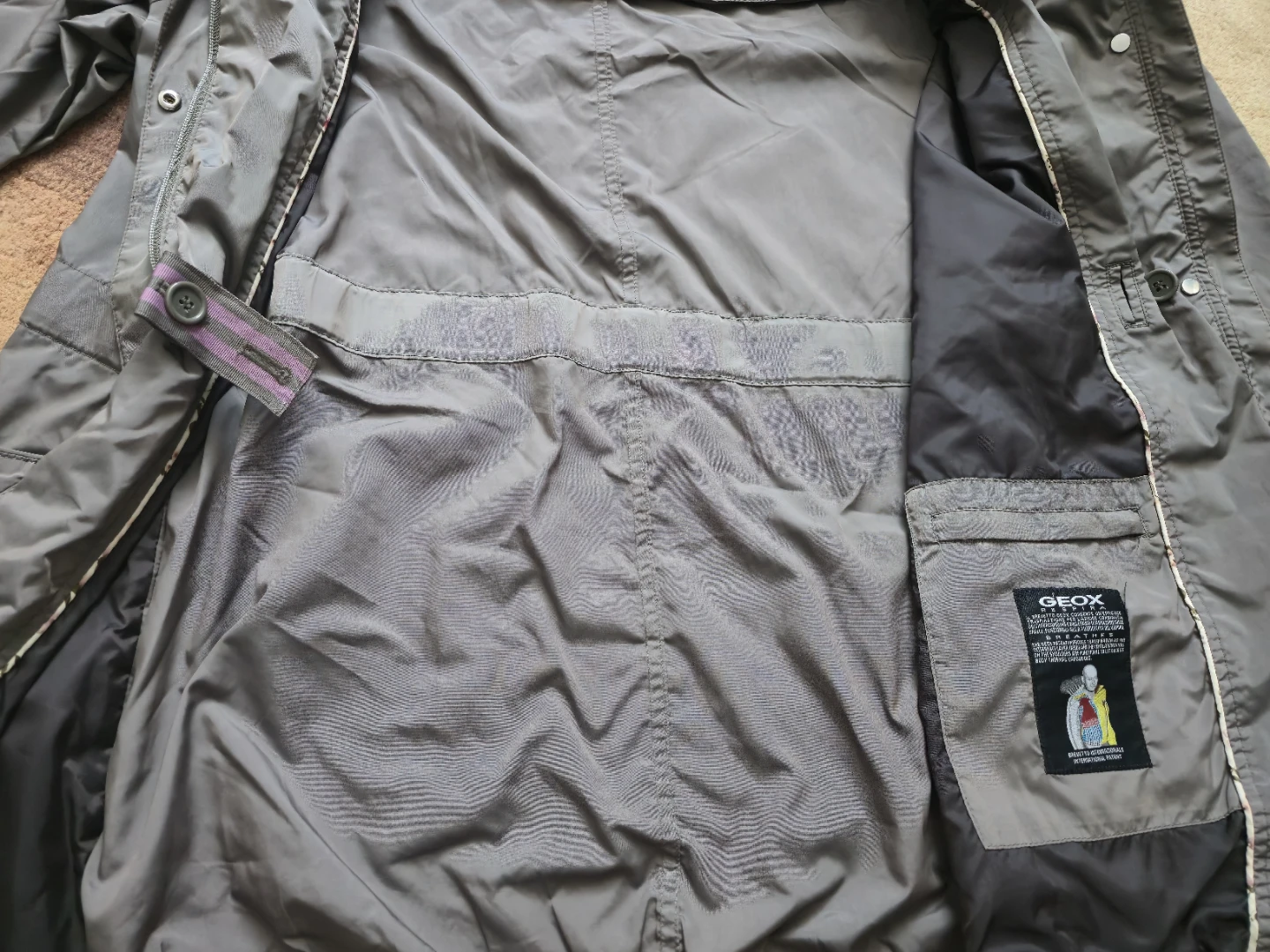 Geox Respira Women's Jacket-Olive Color -Size L - photo 5