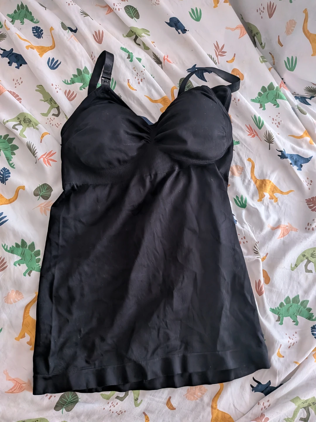Black Seamless Compression Tank Top - Heyshape