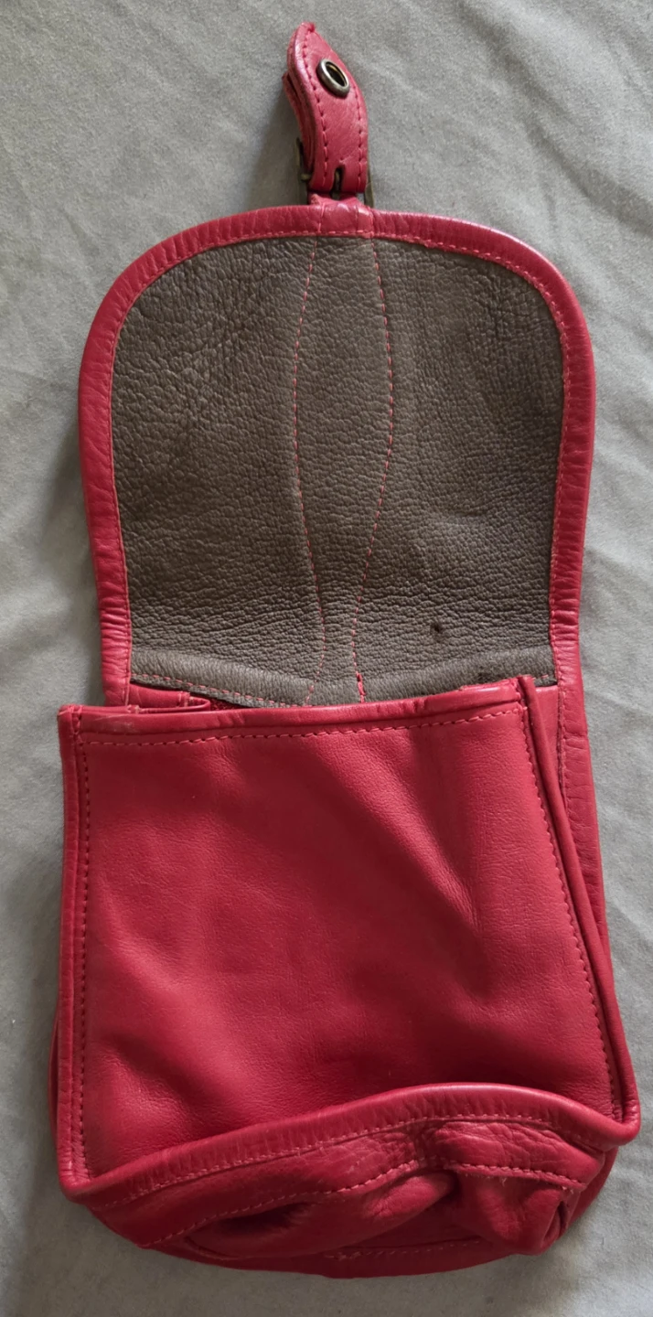 Pink Leather Crossbody Bag - photo 3