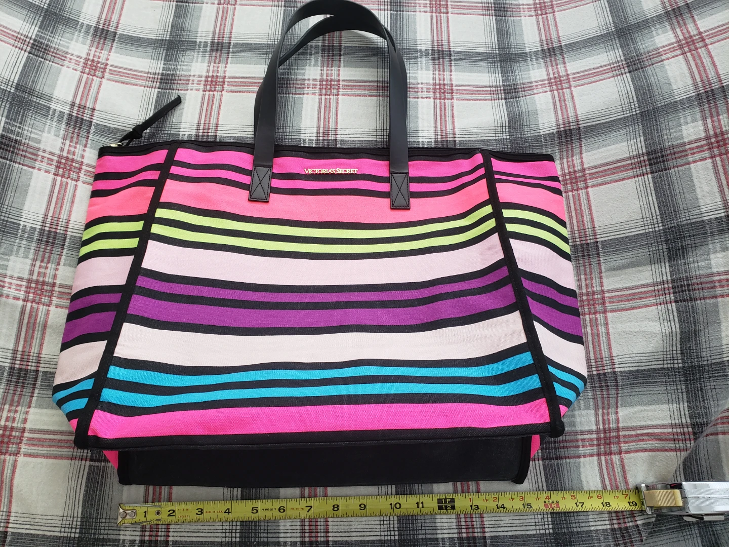 Victoria's Secret Striped Tote Bag