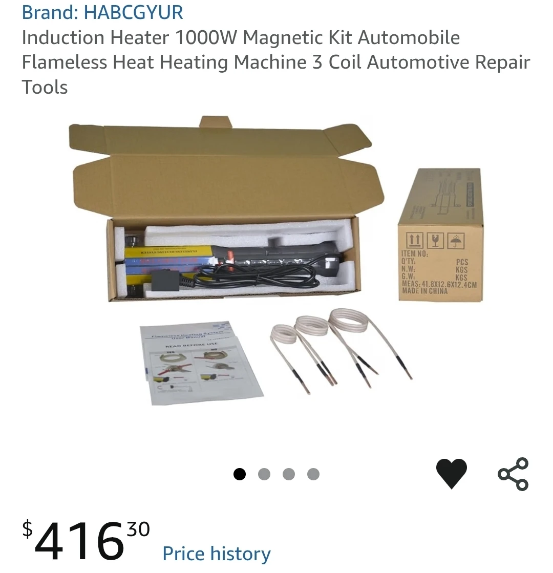 Induction Heater 1000W Magnetic Kit Automobile Flameless Heating