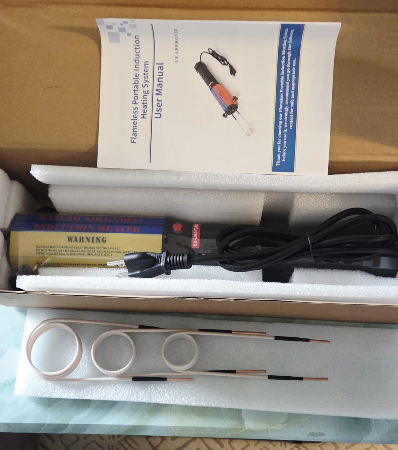 Induction Heater 1000W Magnetic Kit Automobile Flameless Heating - photo 2