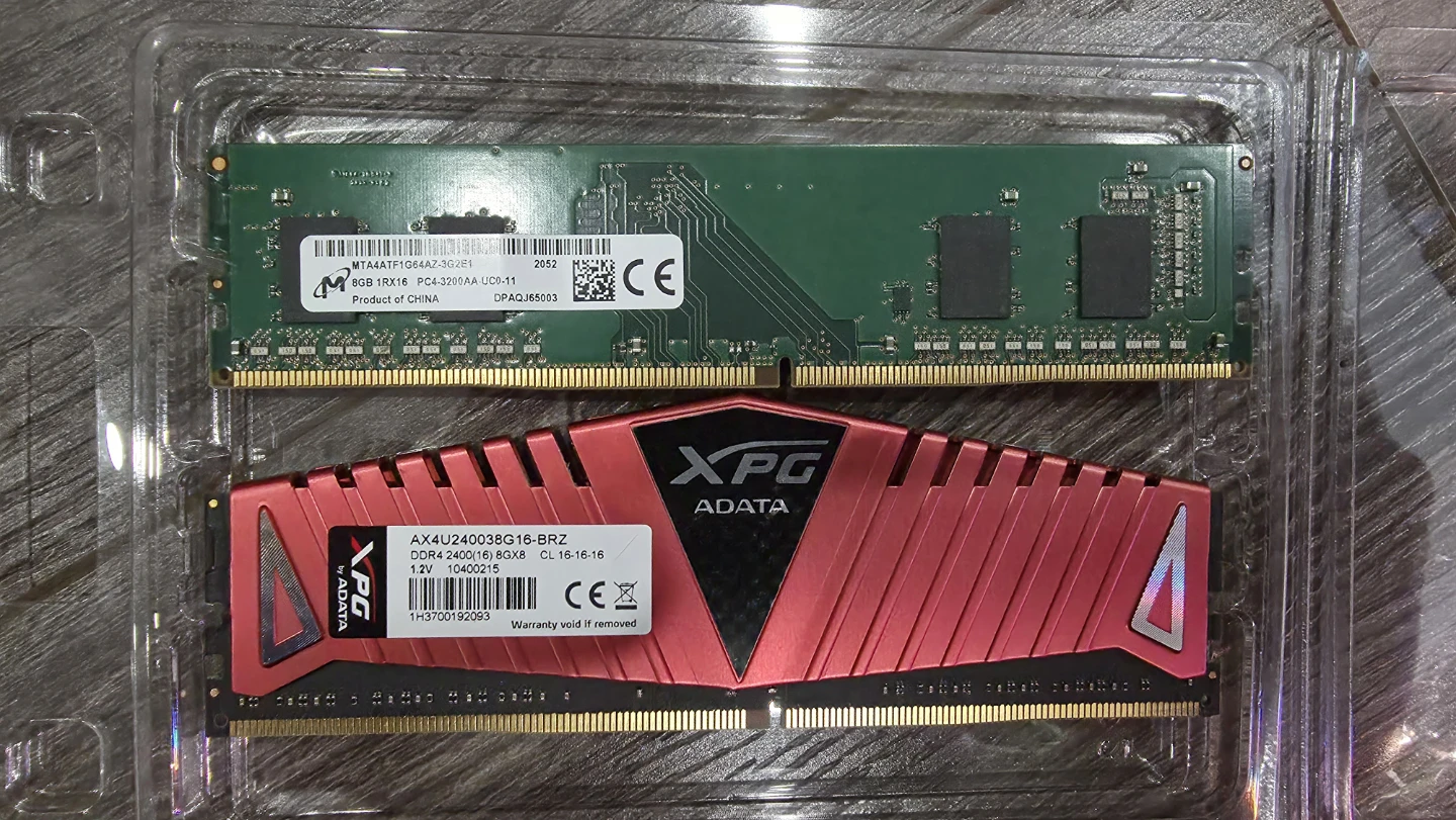 Micron / ADATA XPG DDR4 RAM - 8GB