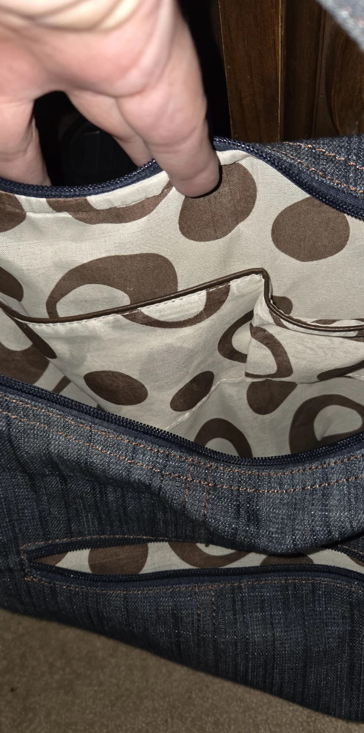Denim large purse - photo 3