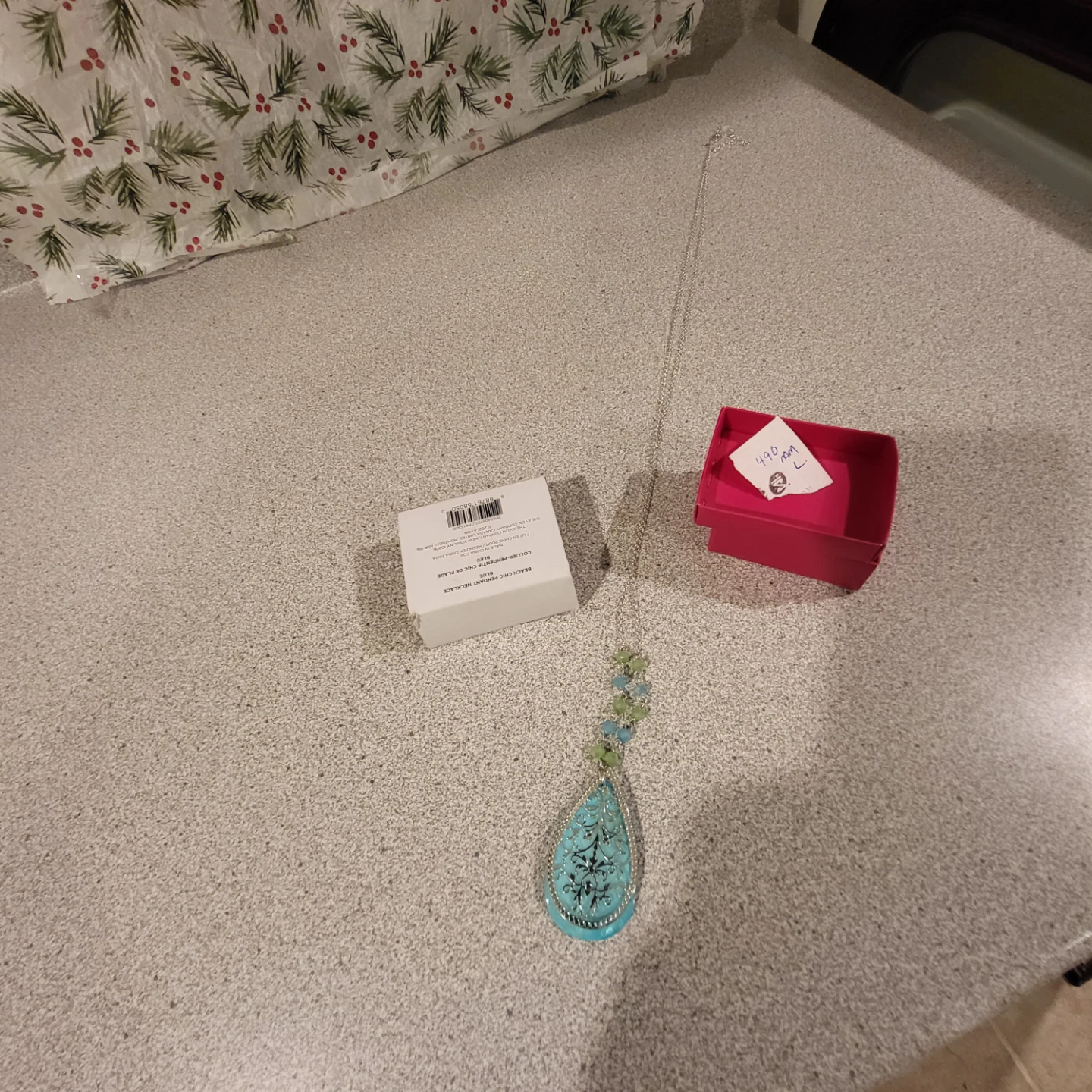Avon Beach Chic Pendant Necklace - Blue - photo 2