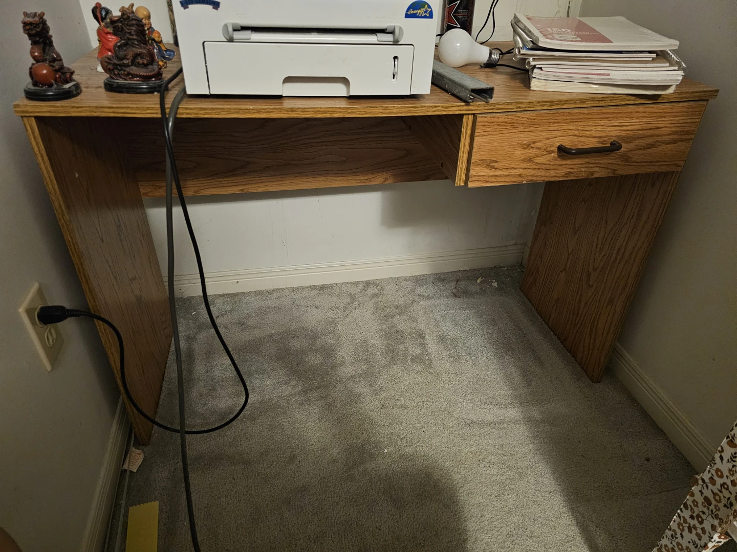Oak Veneer Writing Desk x 2