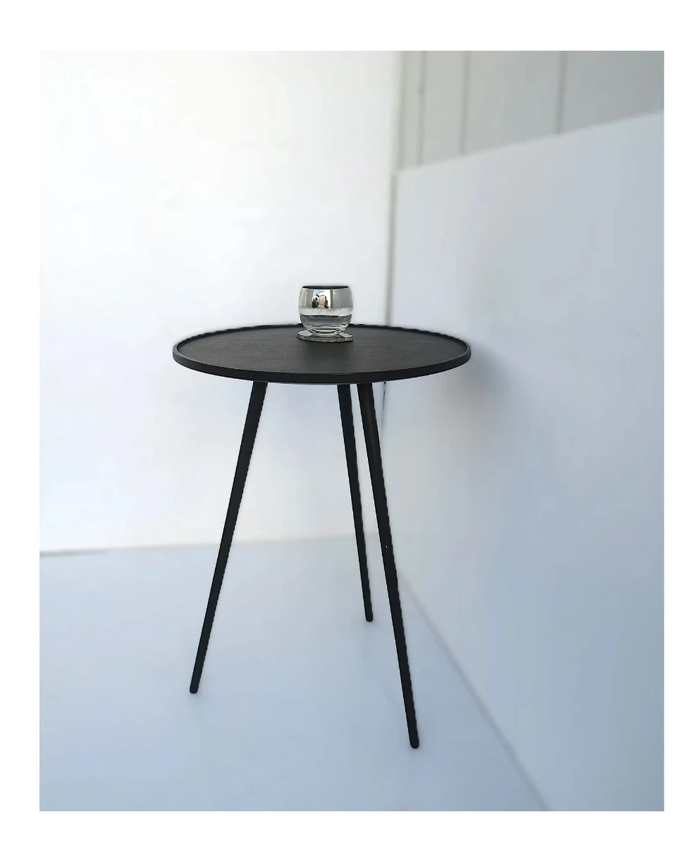 Anne Dittmeier New York Black Wood Side Table - photo 2