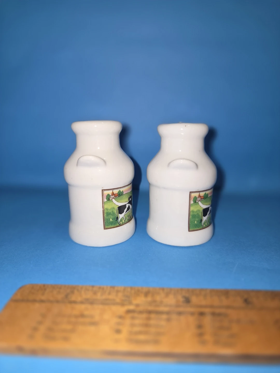 Cow Milk Jug Salt and Pepper Shakers