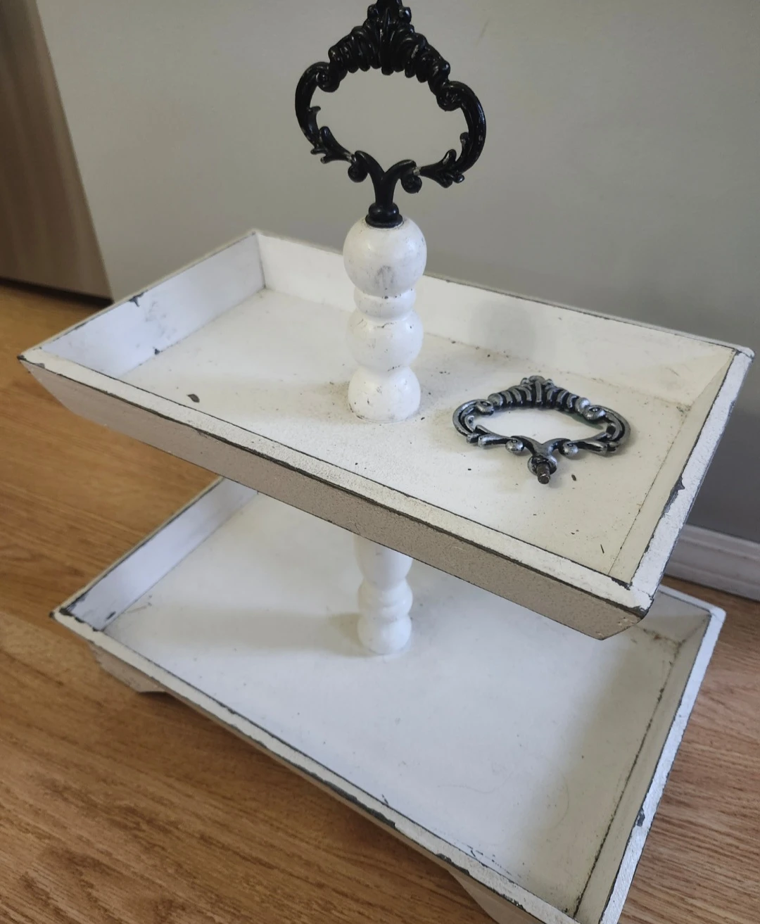 Two-Tiered Decorative Farmhouse / Rustic Tray