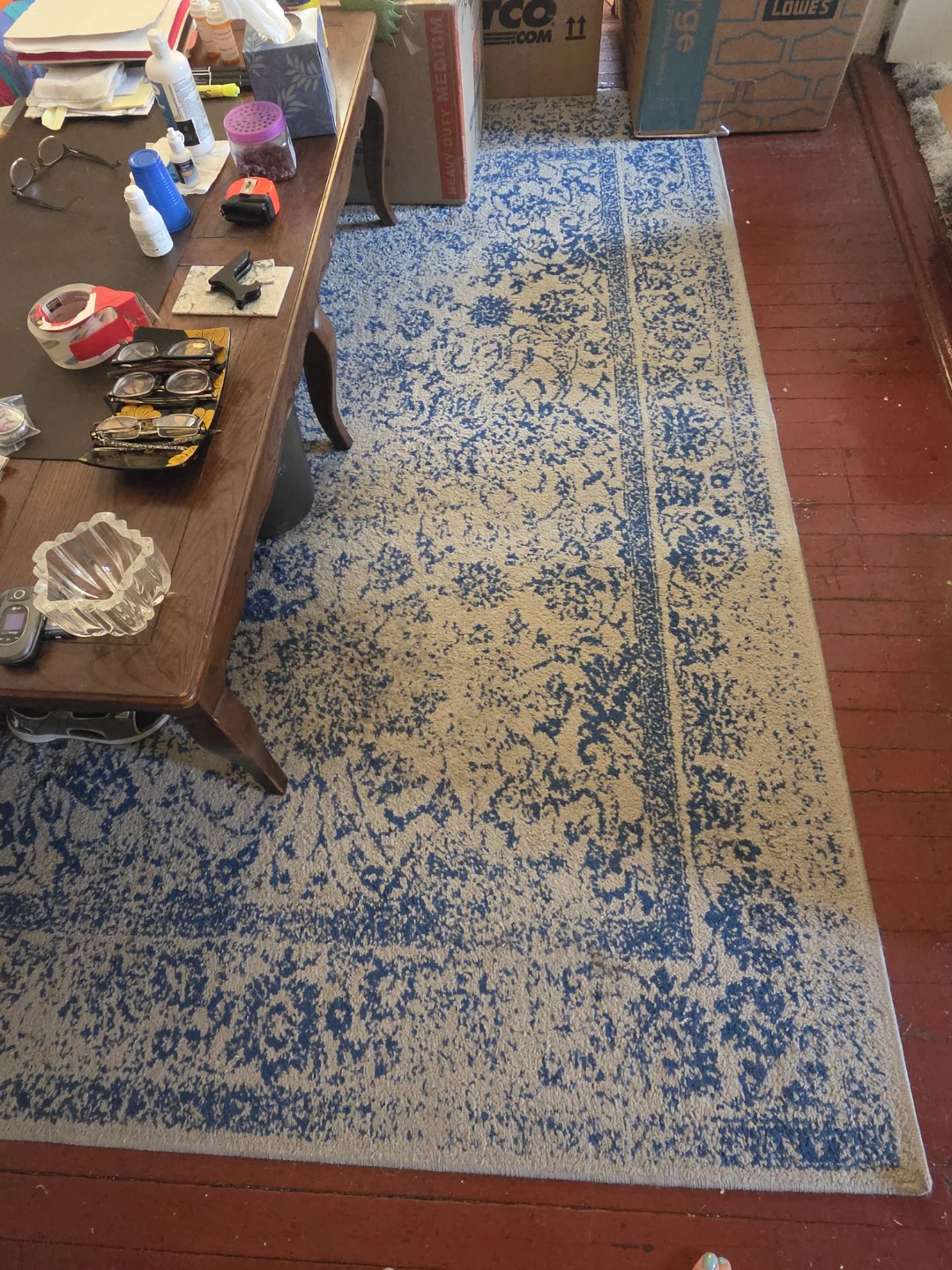 Area Rug - Safavieh Gray + Blue