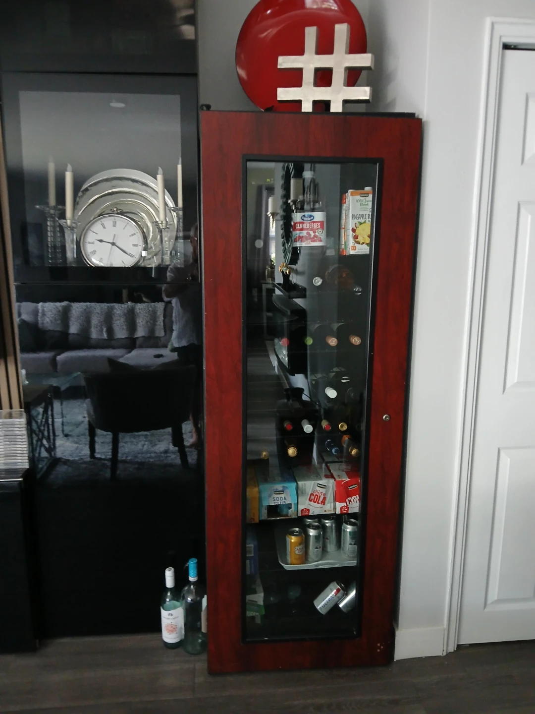 Beverage Fridge with Glass Door