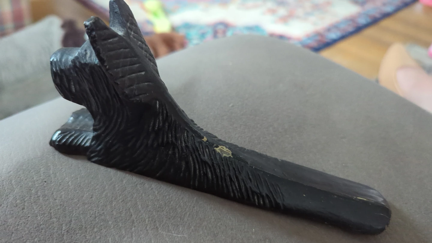 Vintage Scotty dog door stop - photo 2
