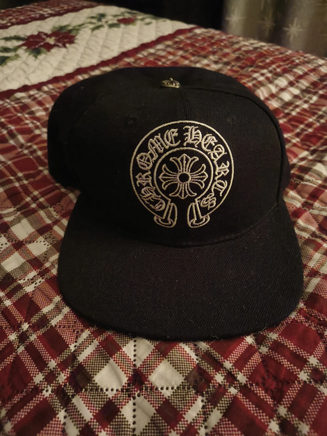 Chrome Hearts Black Baseball Cap