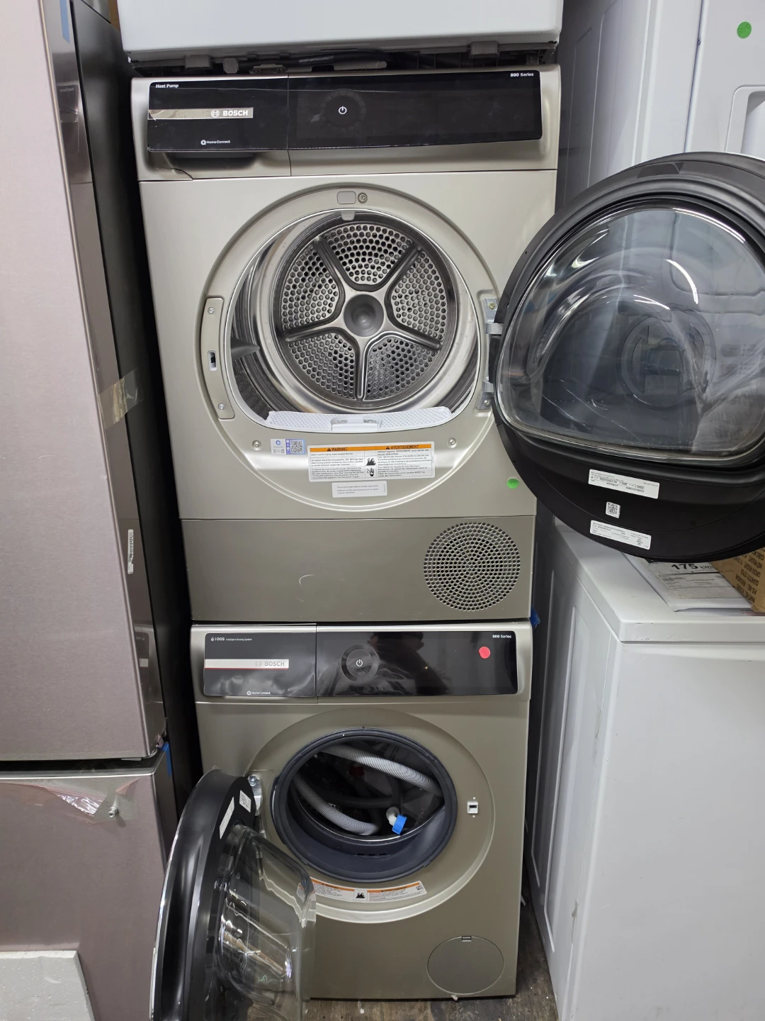 New Bosch 800 Series Stacking Washer and Heat Pump Dryer - photo 2