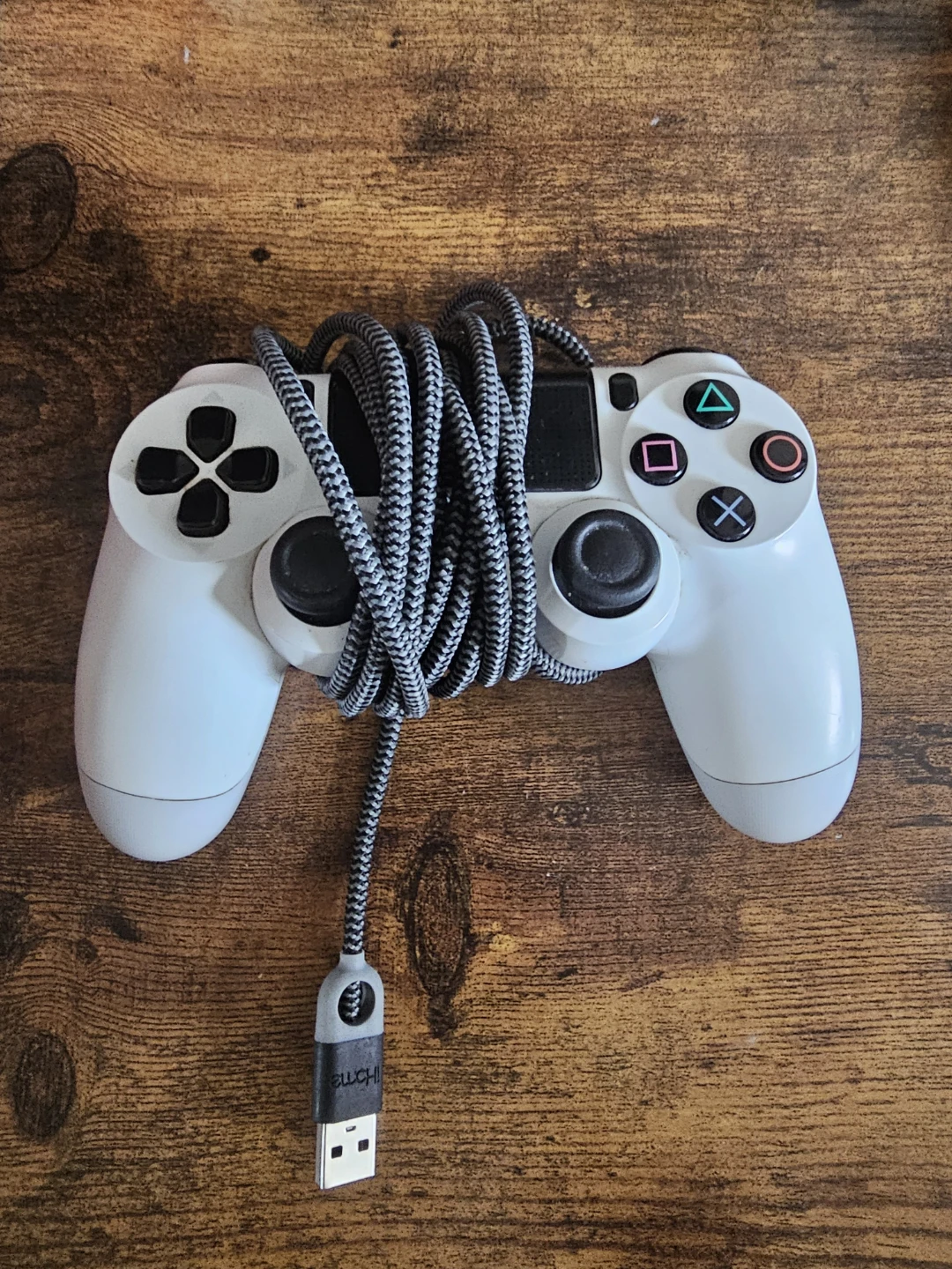 Playstatio  4 White  Game Controller