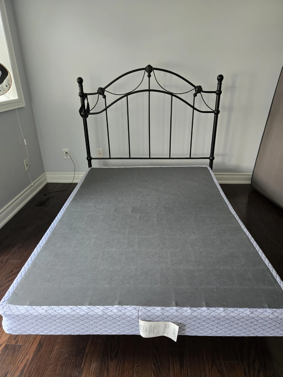 Metal Bed Frame with Box Spring - photo 2