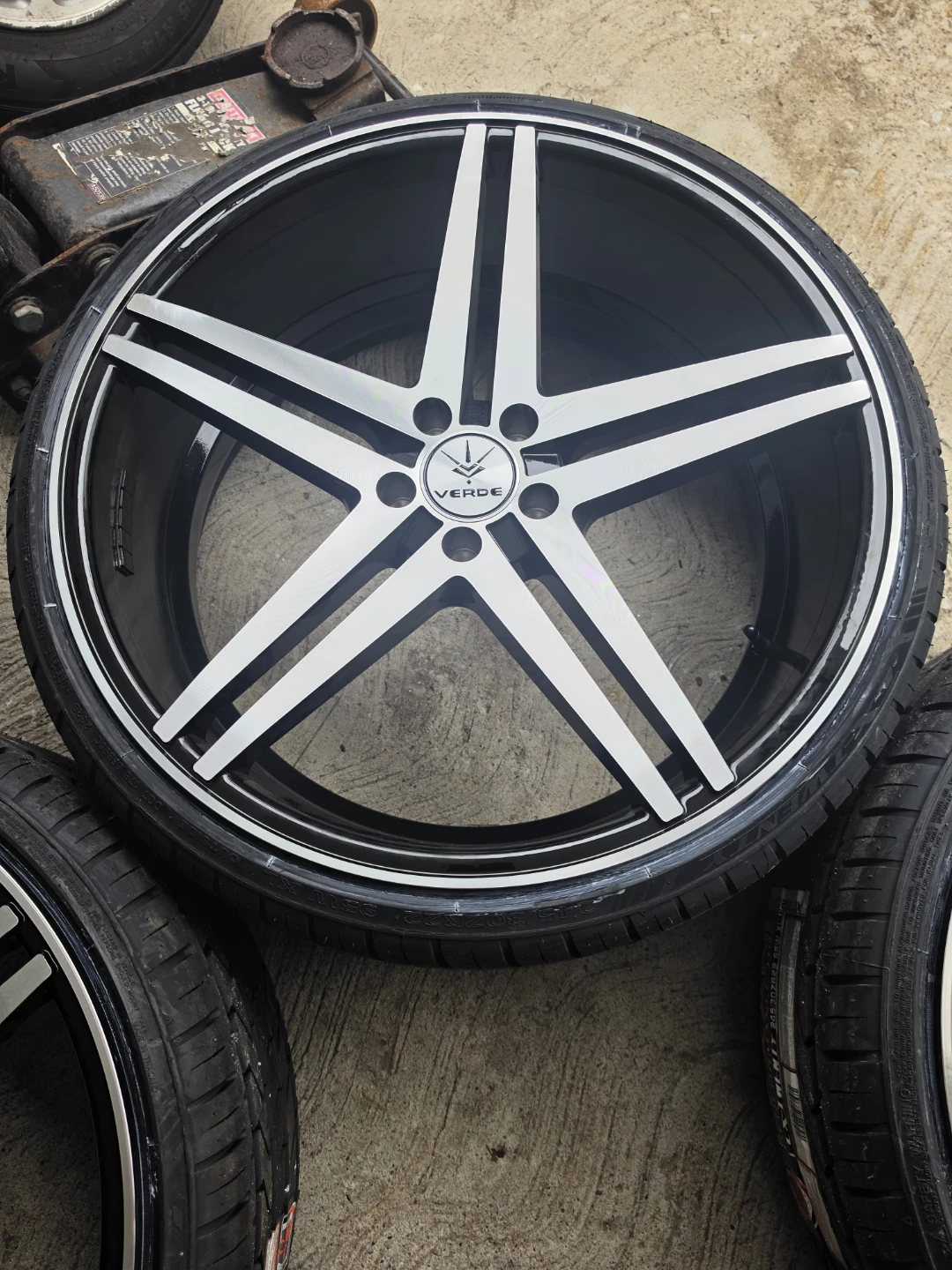 New Verde 22 inch rims wheels new tires 245/30/22 5x112 - photo 3