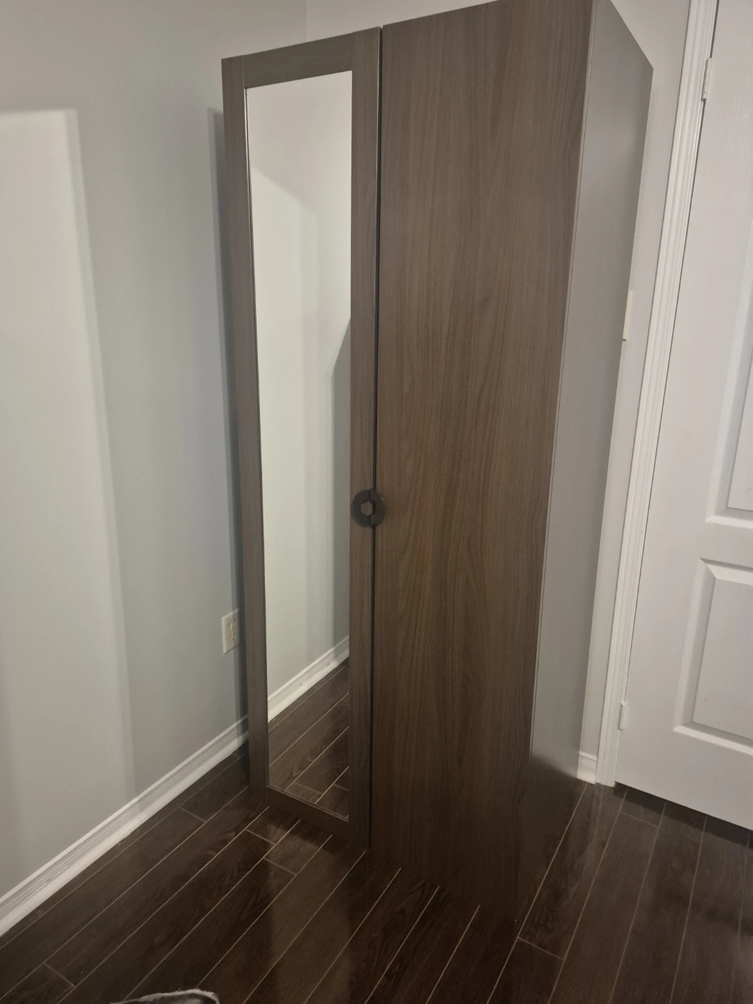Modern Wardrobe with Full-Length Mirror