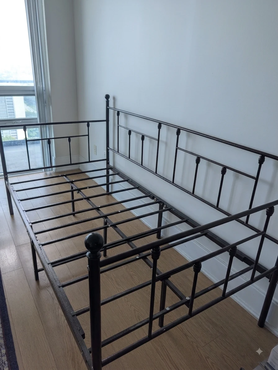 Black Metal Daybed Frame