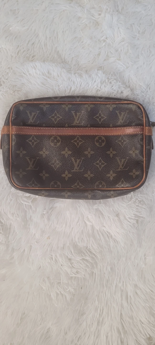 LOUIS VUITTON Monogram Compiegne 23 Clutch Bag