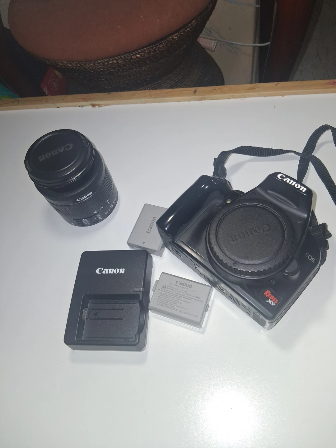 Canon EOS Rebel XS DSLR Camera with 18-55mm Lens