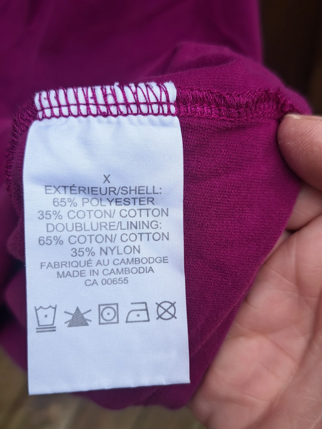 Fuchsia V-Neck T-Shirt - photo 2