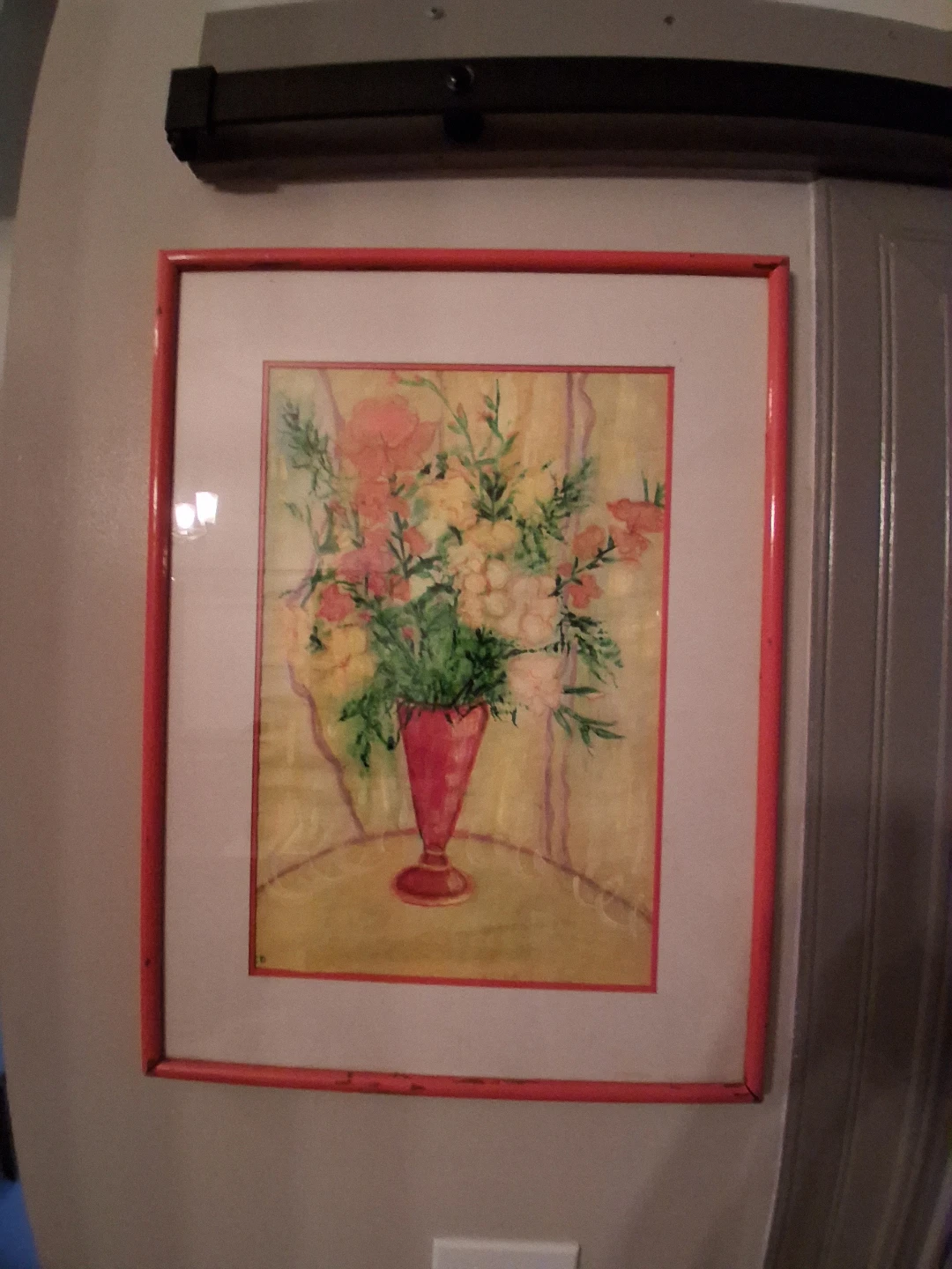 Framed Floral Watercolour Painting - photo 2