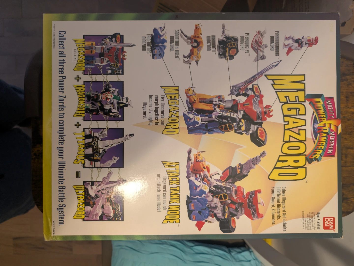 Mighty Morphin Power Rangers Deluxe Megazord sealed 1993 - photo 2