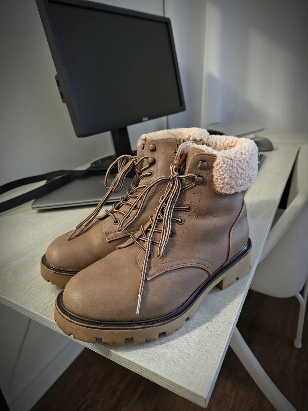 Women's Faux Leather Winter Boots