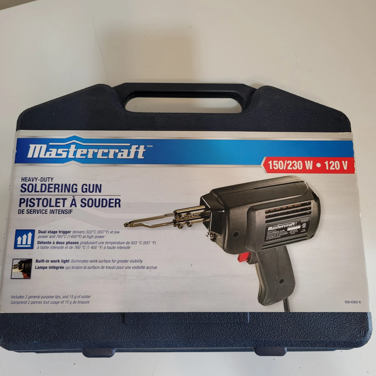 Mastercraft Heavy-Duty Soldering Gun Kit - photo 2