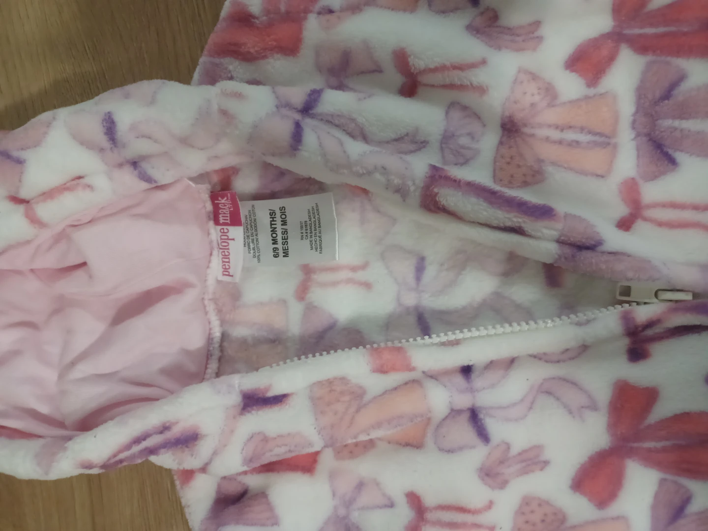 Penelope Mack Fleece Snowsuit 6/9 Months - photo 2