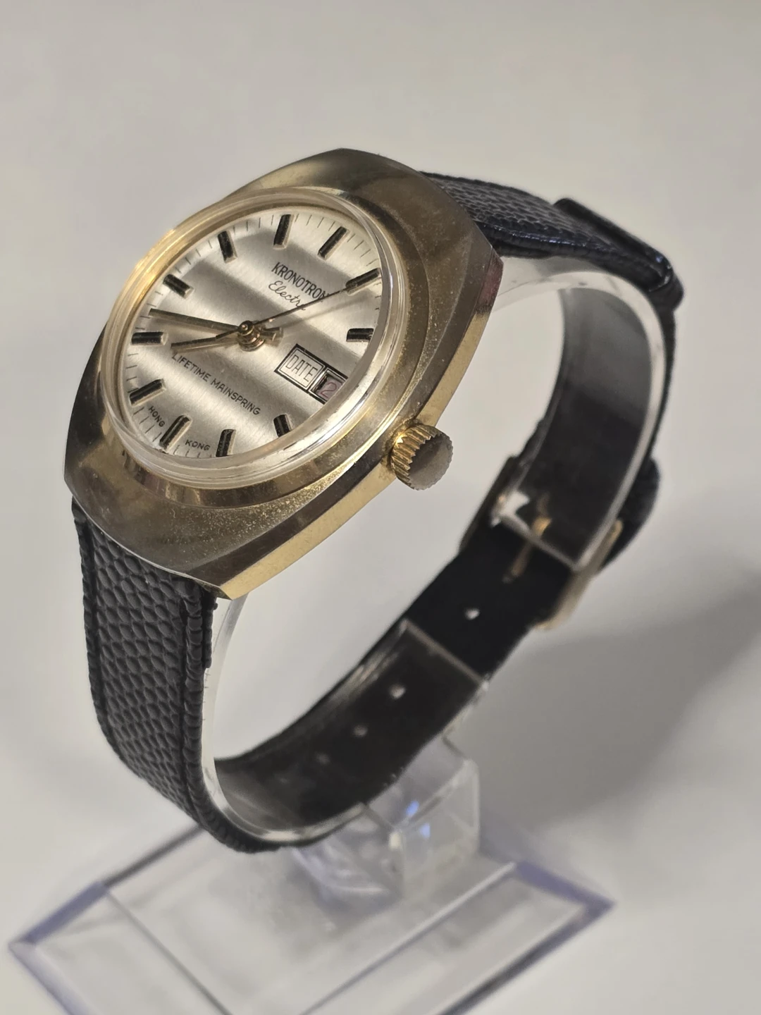 Vintage Manual Wind Mechanical Kronotron Electra Watch 35mm - photo 3