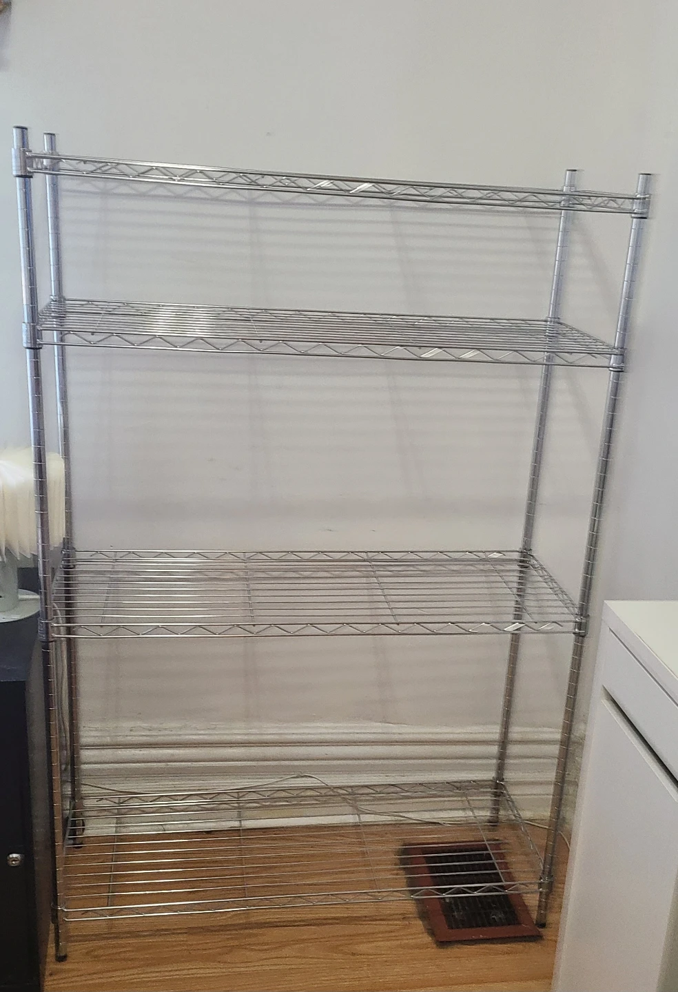 Moving sale - Chrome Wire Shelving Unit