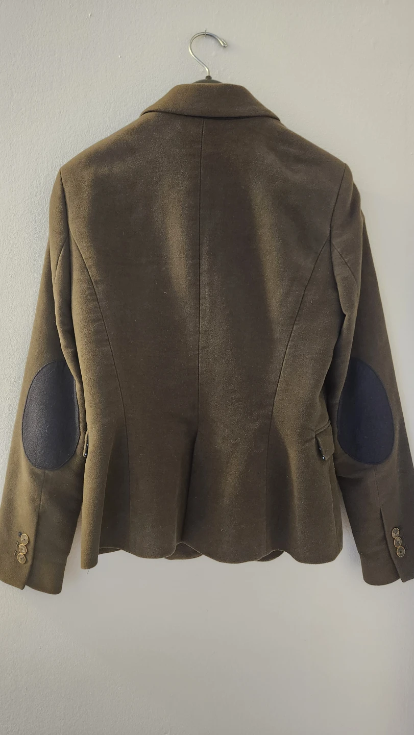 ZARA BASIC Women's Blazer Jacket - Olive Green - Size M - photo 2