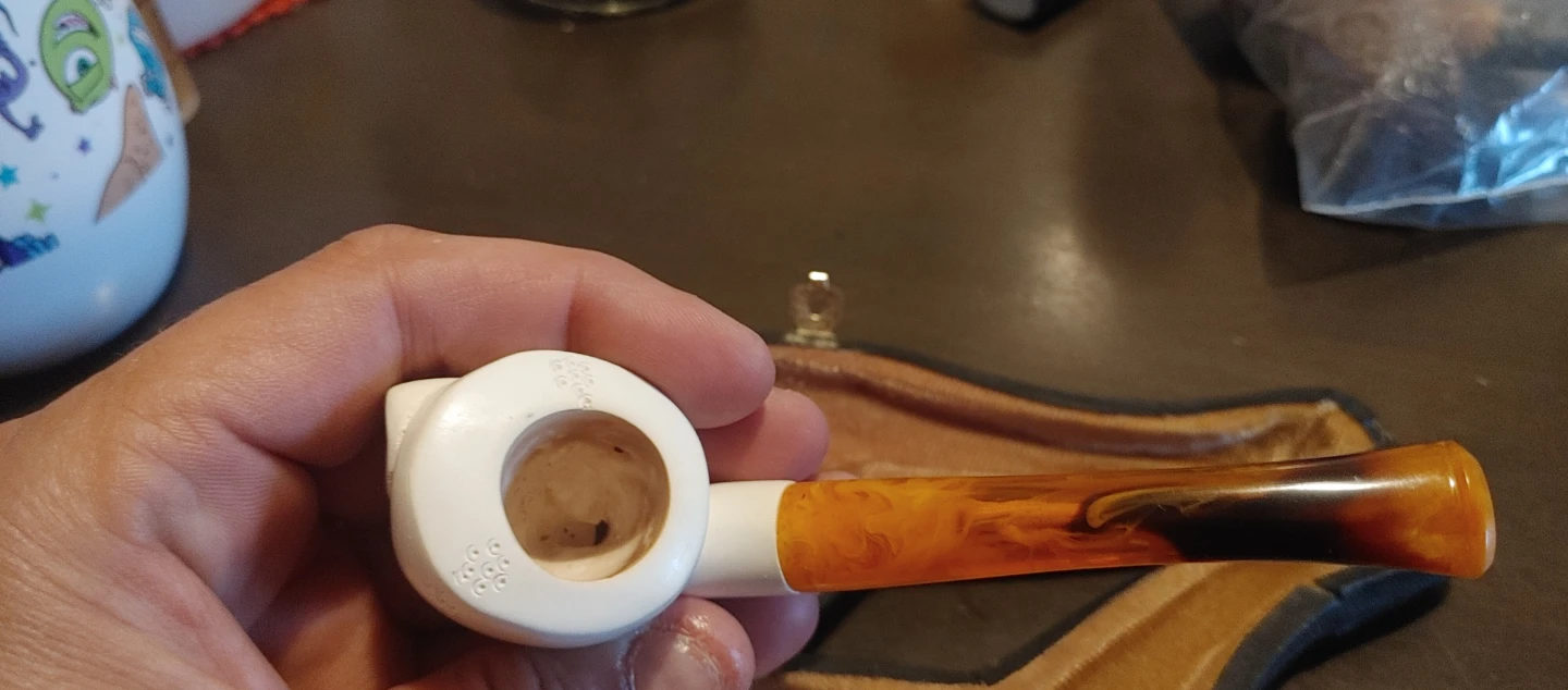 PAYKO Import Genuine Block Meerschaum Hand Carved Pipe - photo 3