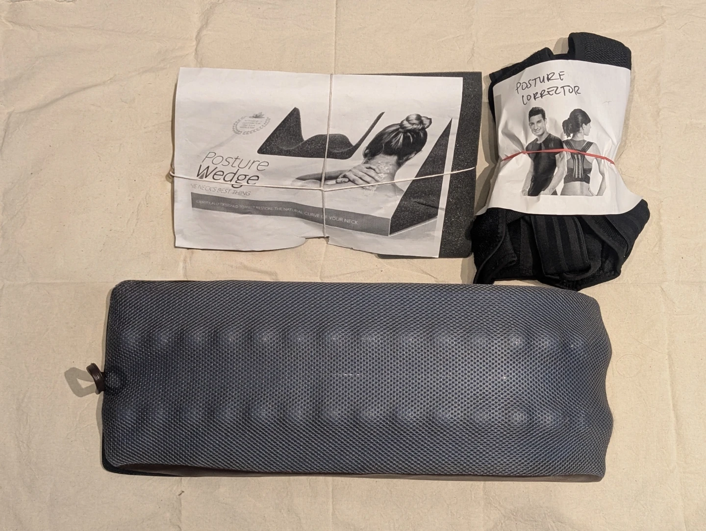 Back posture corrector and stretcher bundle
