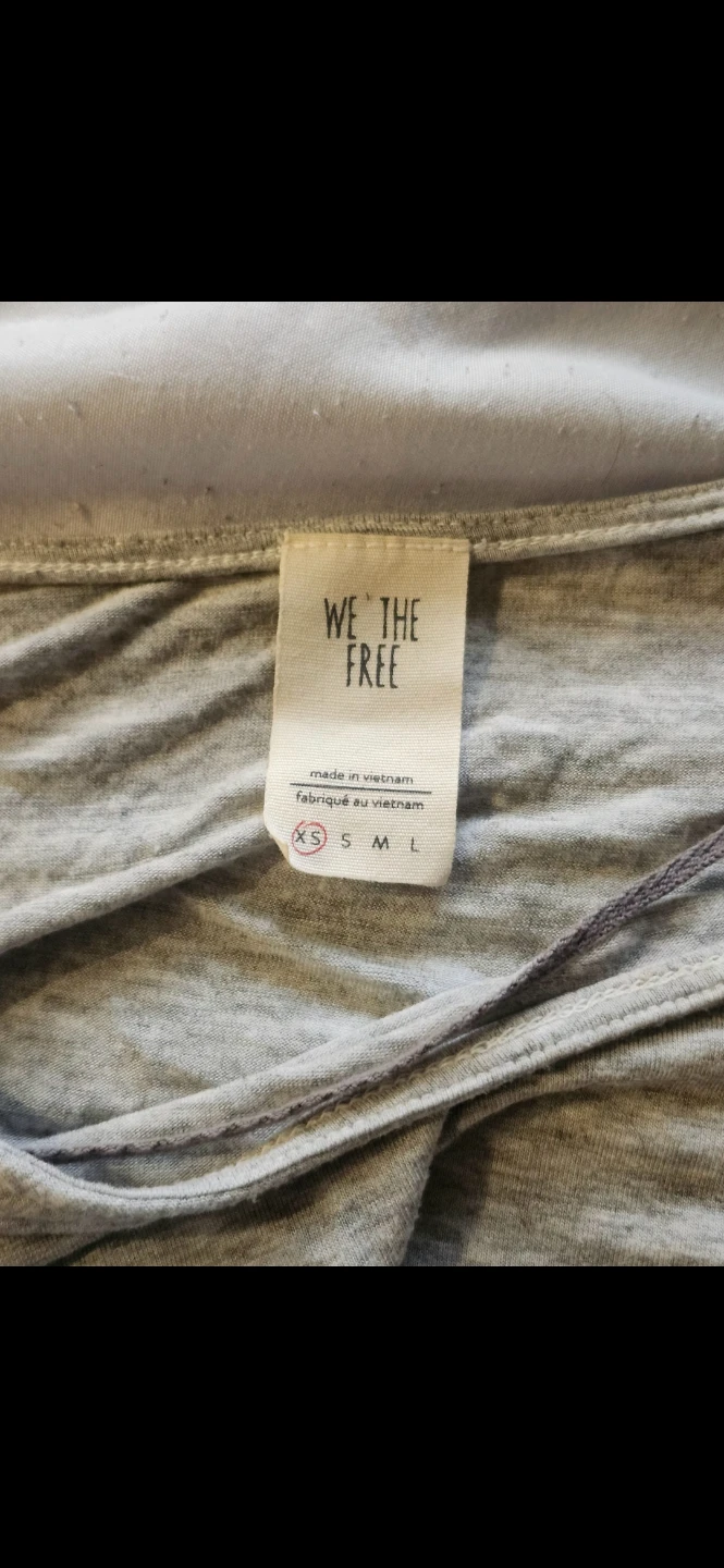 We The Free grey sleeveless top XS - photo 3