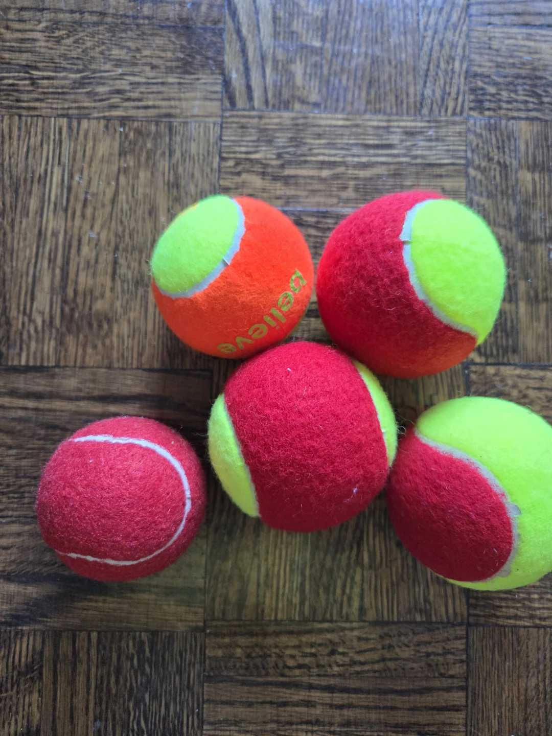 Believe Tennis Balls - 5 Pack