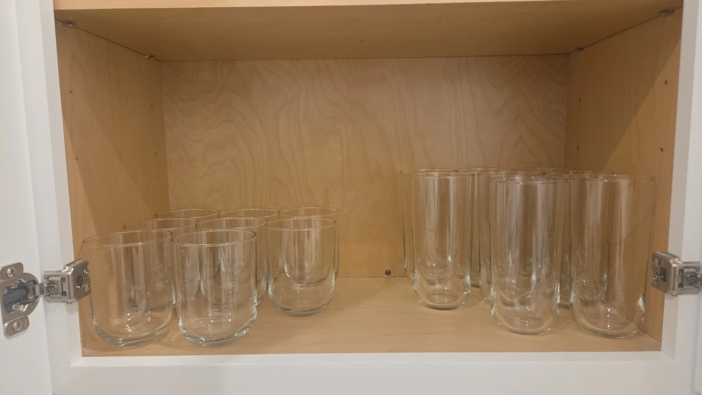 Set of 16 Drinking Glasses