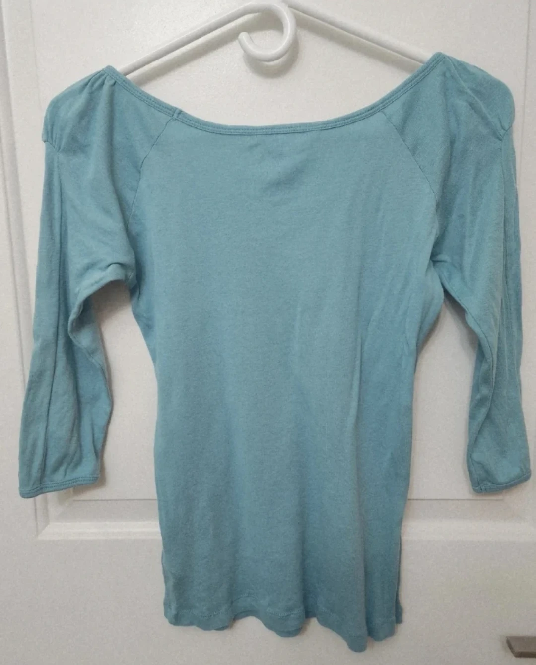 Teal blue 3/4 Sleeve Top - photo 2