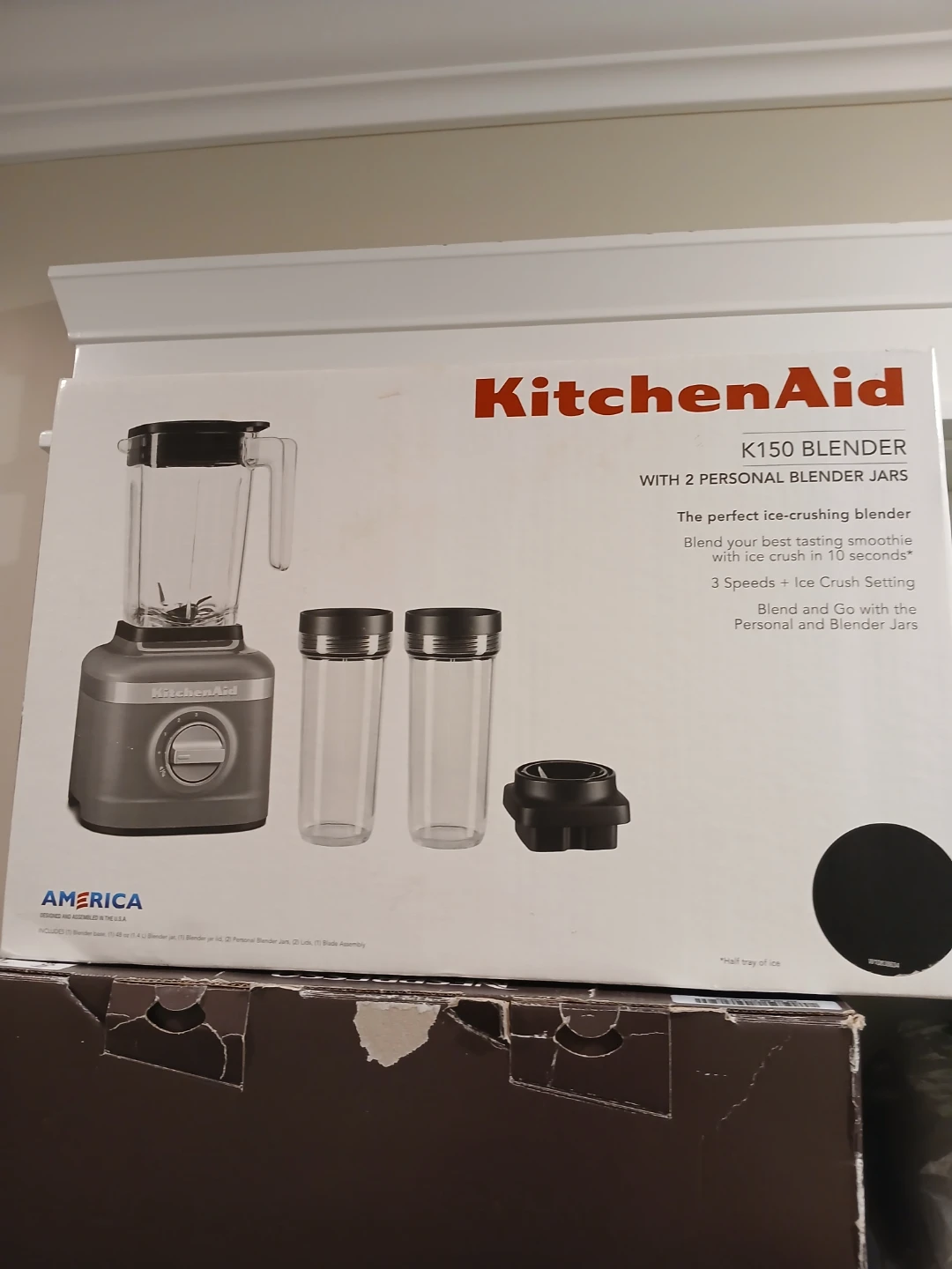 KitchenAid K150 Blender with 2 Personal Blender Jars