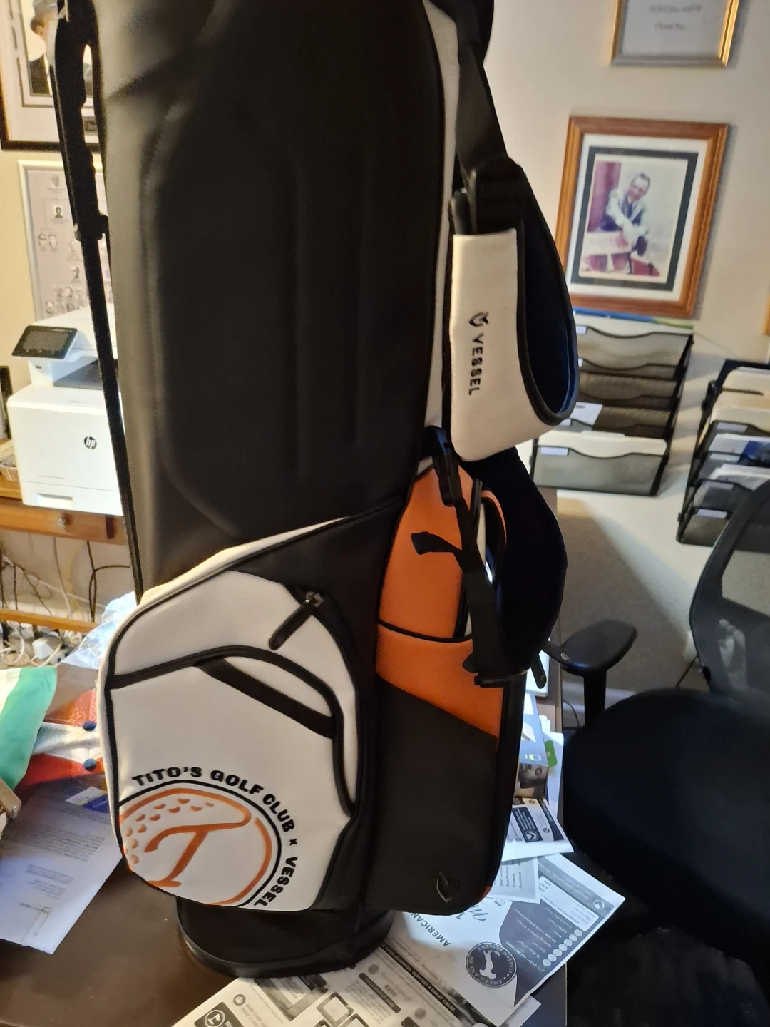Vessel x Tito's Handmade Vodka Golf Bag