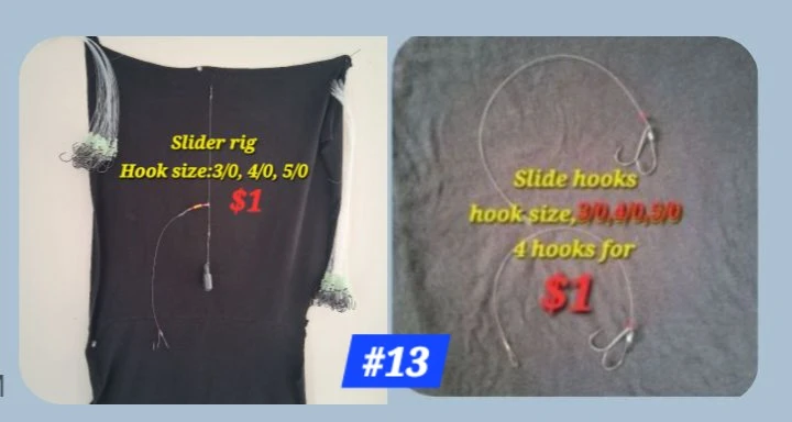 Slider Rig Fishing Hooks