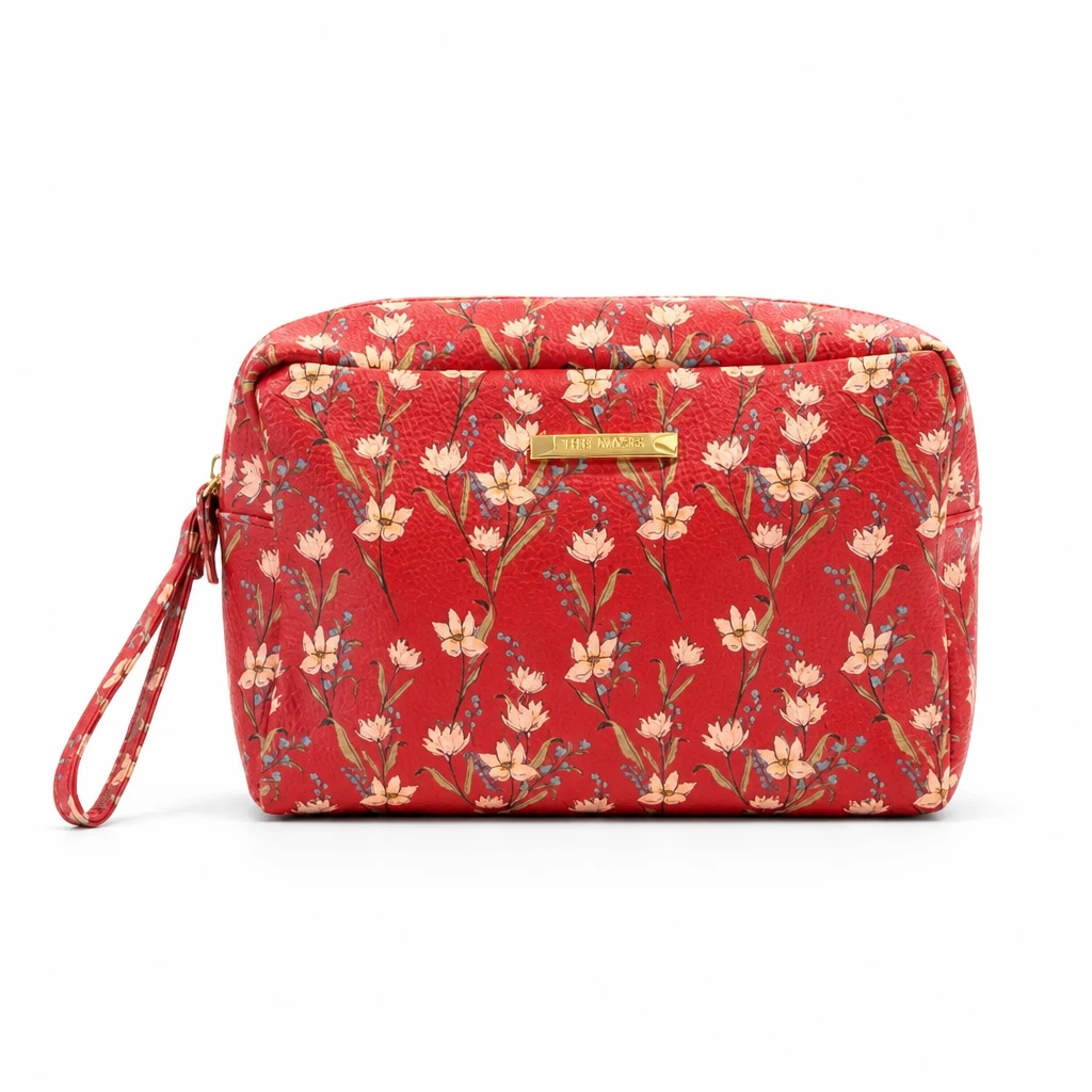 Steve Madden "Double Zipper" Weekender Travel Makeup Bag