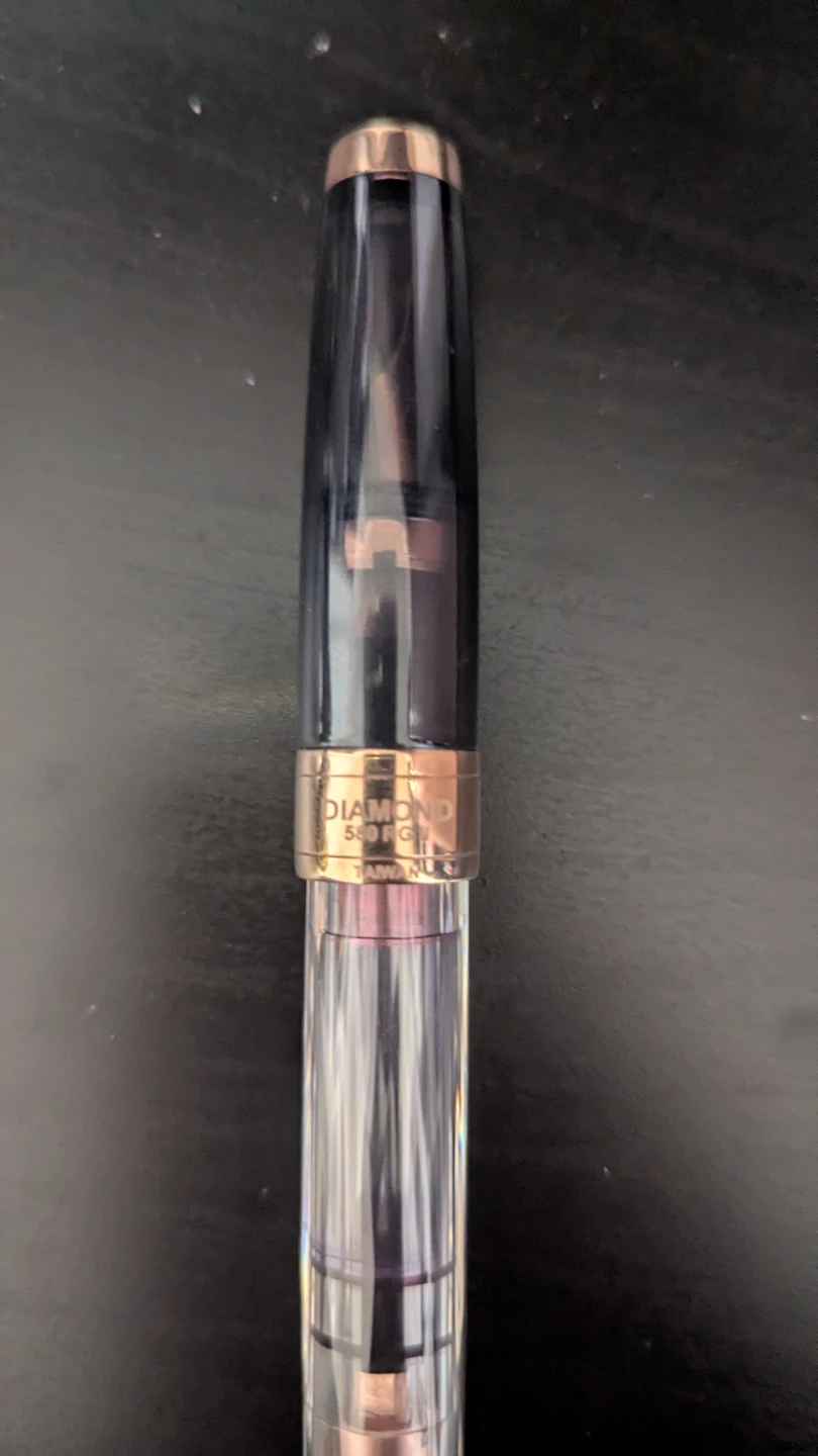TWSBI Diamond 580 Smoke RG II Fountain Pen (B Nib) - photo 2