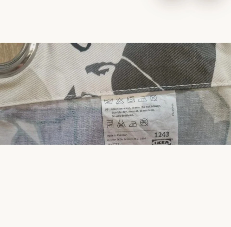 IKEA Janette Curtain, Artichoke Panel Upholstery - photo 3