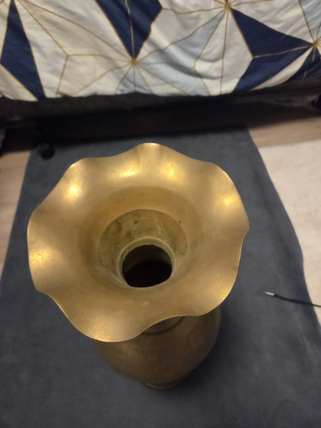 Antique Indian Brass Vase - photo 5