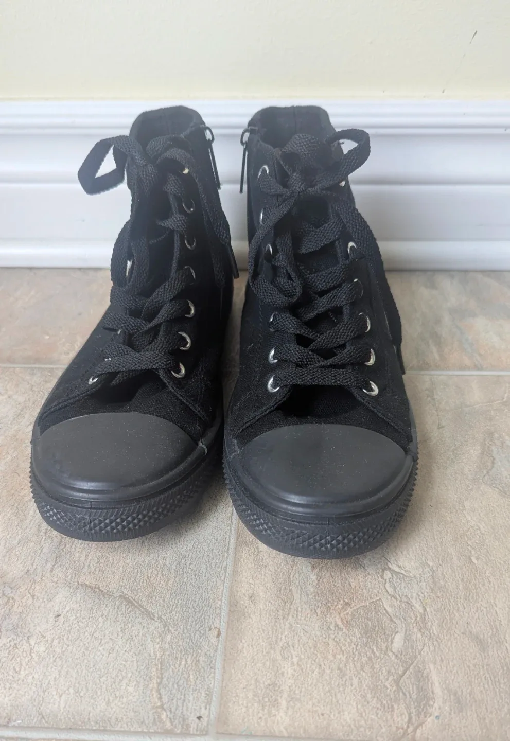 Black Hot Wheels High-Top Sneakers