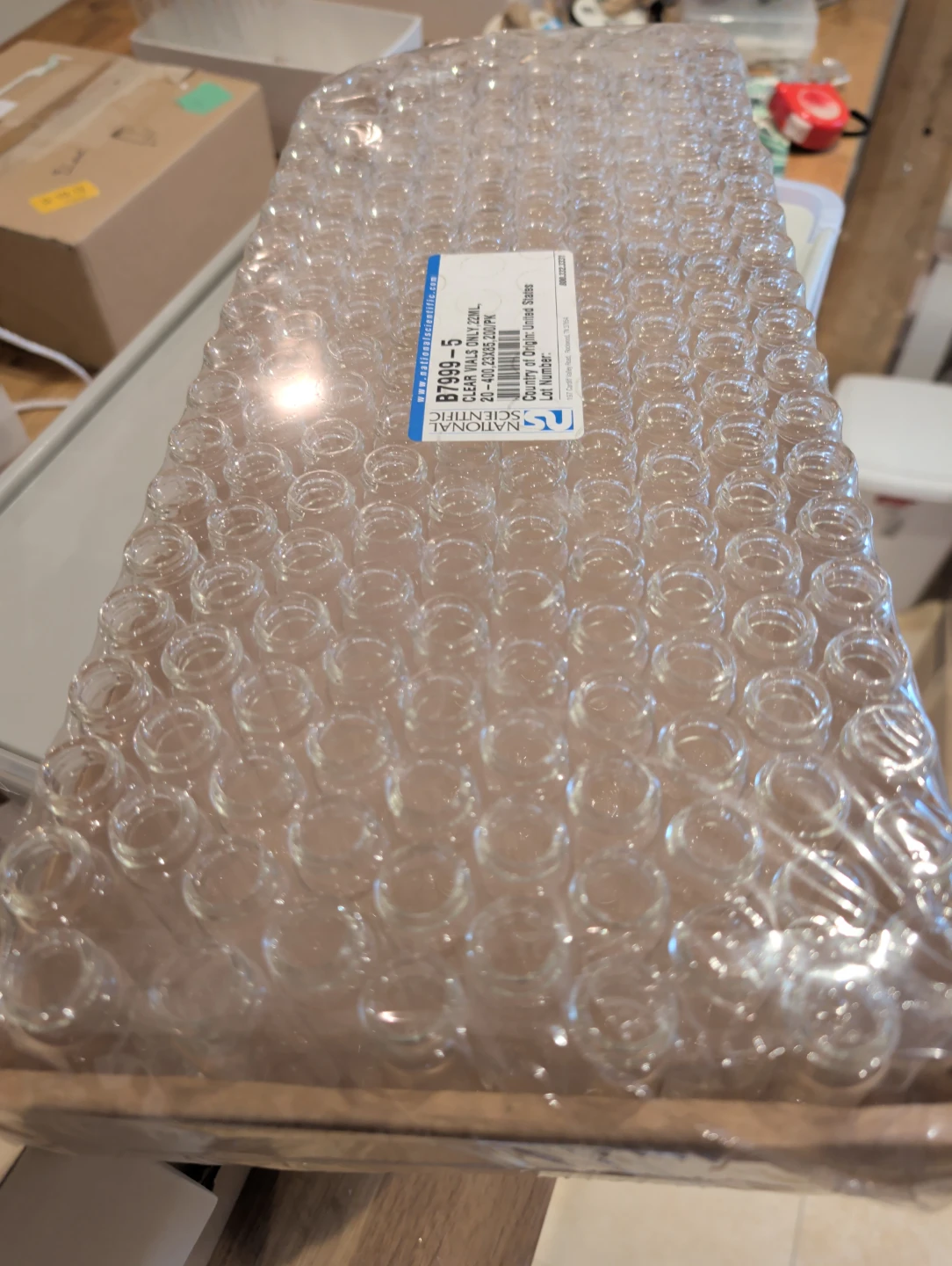National Scientific Clear Vials B7999-5