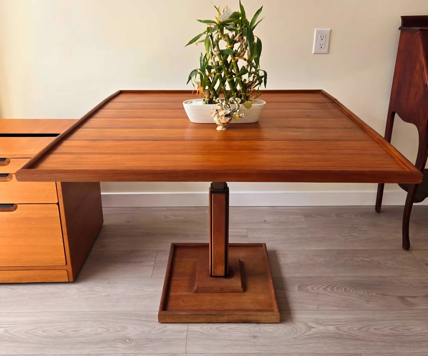 MCM Solid Teak Extendable Dining/Desk/Coffee/Console Table - photo 2